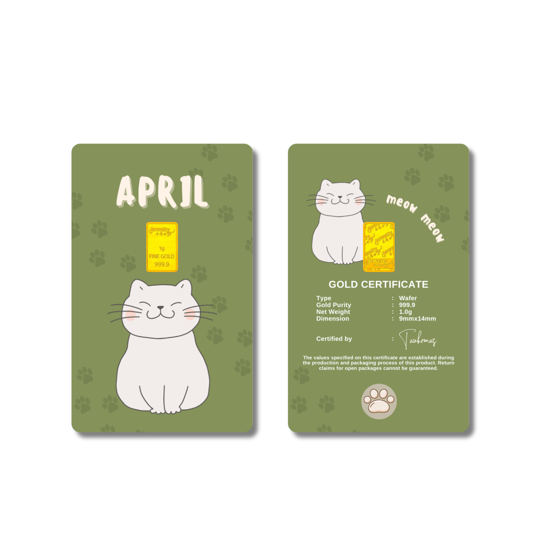 Cat Monthly Collection (APR) 1g