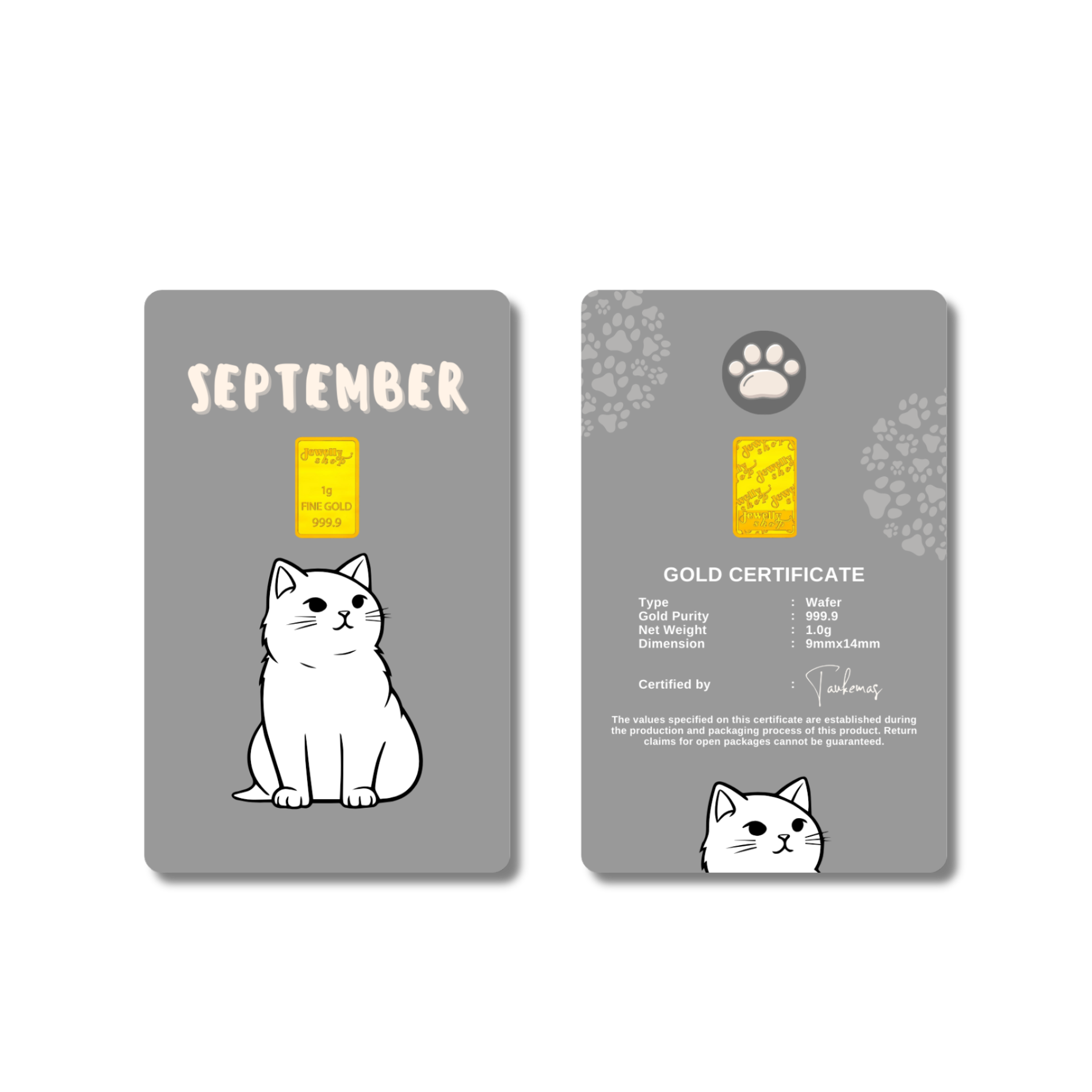 Cat Monthly Collection (SEP) 1g