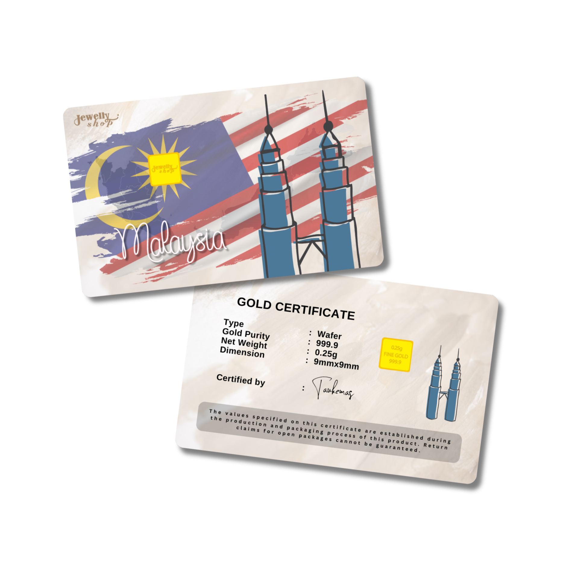 Malaysia Day Collection (3) 0.25g