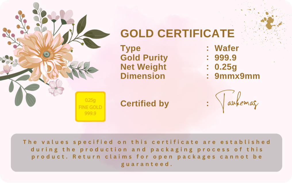  Tahniah | Congratulation - Pink 0.25g