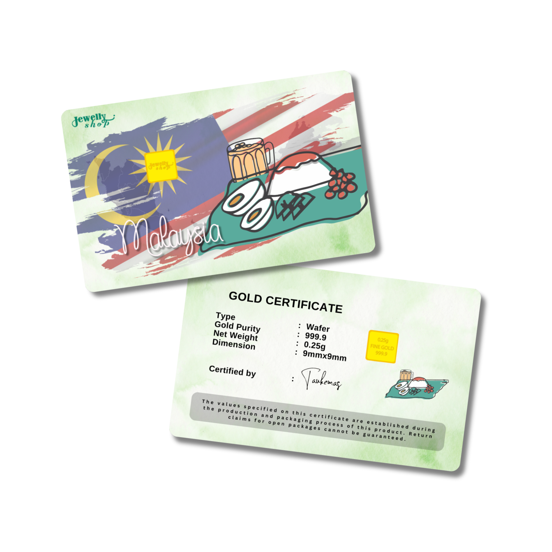 Malaysia Day Collection (2) 0.25g