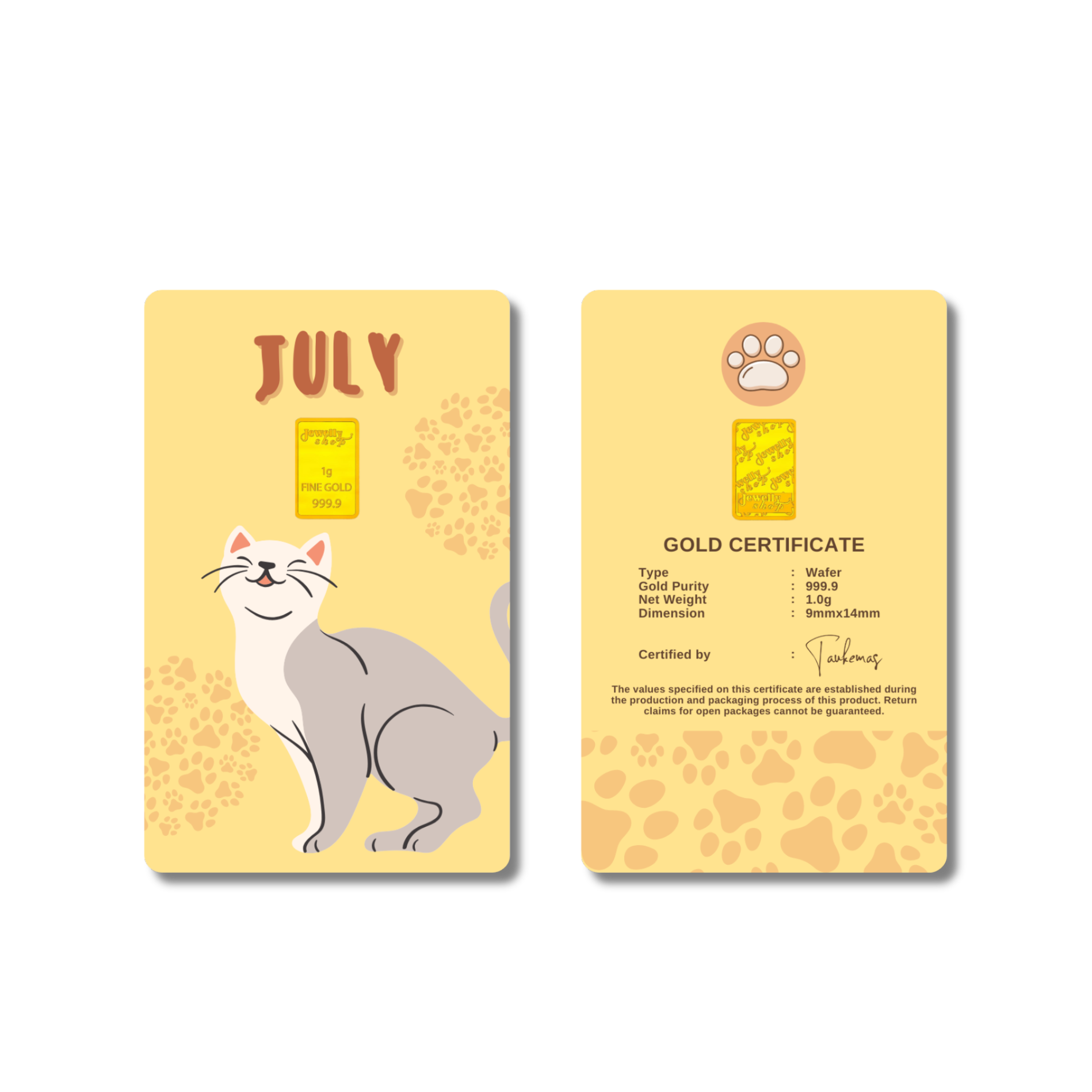 Cat Monthly Collection (JUL) 1g