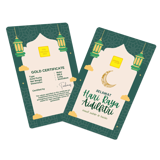 Hari Raya Aidilfitri - Crescent moon - Green 0.25g