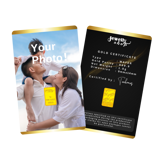 Customize Gold Card 1g (your own photo)