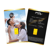 Customize Gold Card 1g (your own photo)
